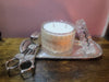 Clear vintage inspired candles