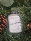 Candy Cane Soy Candle - 8 oz (Peppermint)