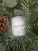 Candy Cane Soy Candle - 8 oz (Peppermint)