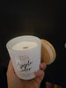 Apple cider wood wick candle