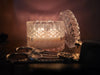 Clear vintage inspired candles