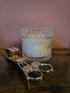Clear vintage inspired candles