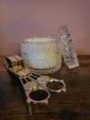 Clear vintage inspired candles