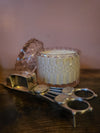 Rose vintage inspired candle