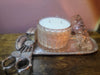 Rose vintage inspired candle
