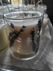 Floral candle - lavender